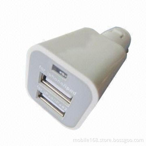 Mini Bullet Dual USB Car Charger for iPhone 5